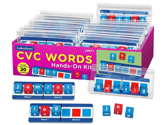 CVC Words Hands-On Teaching Kit - US 9916