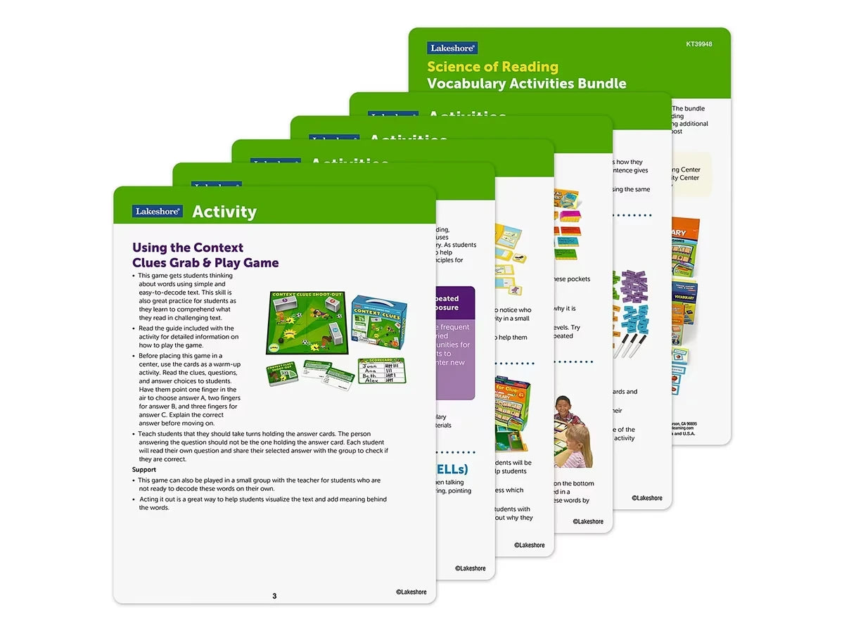 Science of Reading Vocabulary Activities Bundle - Gr. 1-2 - US 4715
