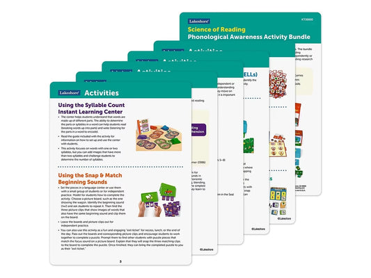 Science of Reading Phonological Awareness Activities Bundle - K-Gr. 2 - US 4585