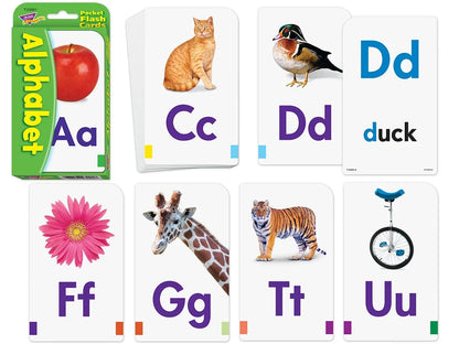 Alphabet Pocket Flash Cards - US 9687
