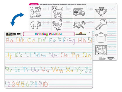 Printing Practice Learning Mat - US 7040