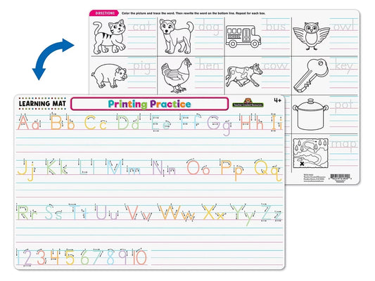 Printing Practice Learning Mat - US 7040