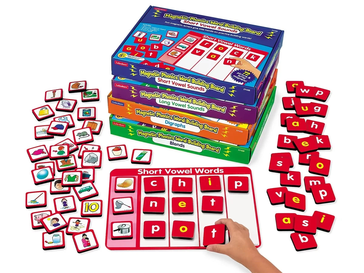 Phonics Magnetic Word Building Boards - Complete Set - US 3340