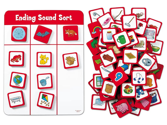 Ending Sounds Magnetic Sorting Board - US 5843