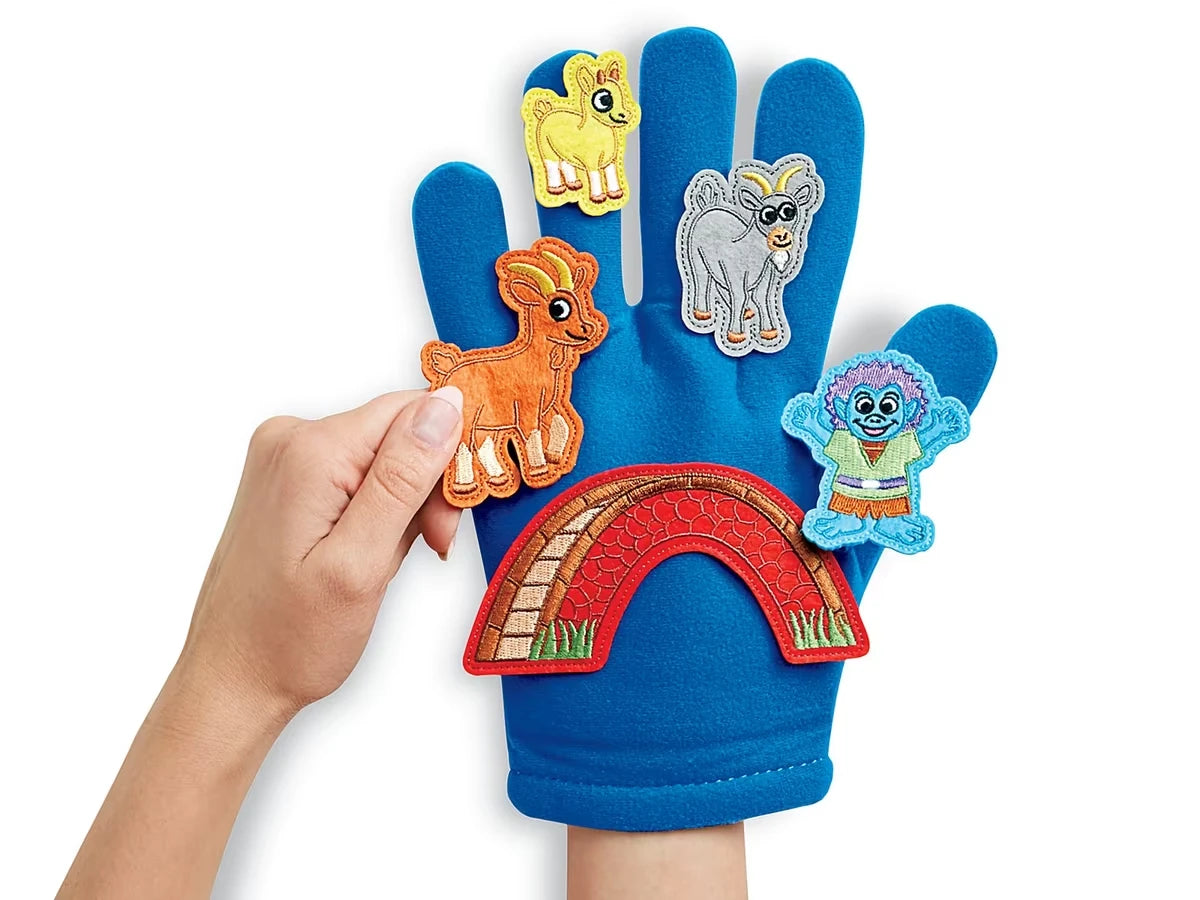 Three Billy Goats Gruff Storytelling Puppets - US 7180