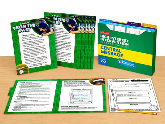 Central Message High-Interest Intervention Reading Folders - Gr. 2-3 - US 1504