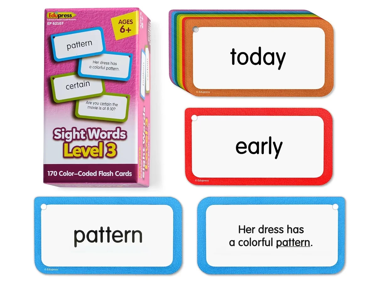 Sight-Words Flash Cards - Level 3 - US 2061
