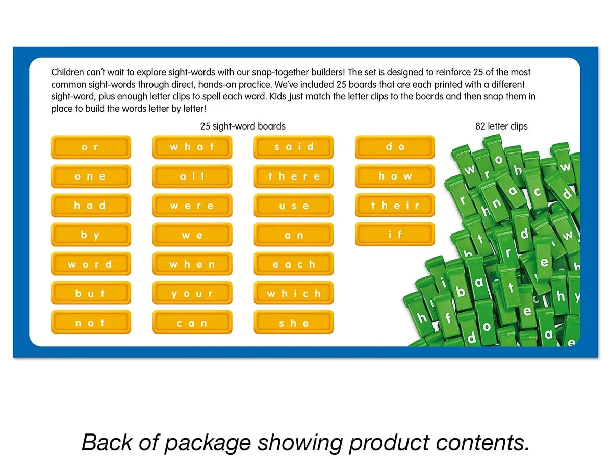 Snap & Build Sight-Words - Level 2 - US 4811
