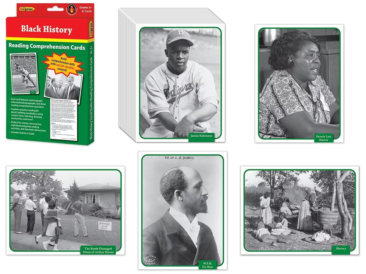 Black History Reading Comprehension Cards - US 5471