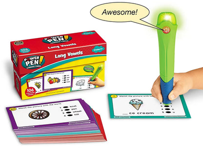 Long Vowels Power Pen!® Quiz Cards - US 6120