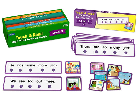 Touch & Read Sight-Word Sentence Match - Level 3 - US 8108