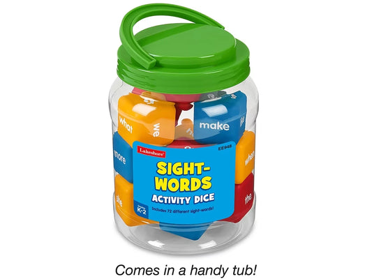 Sight-Words Giant Activity Dice - US 8987