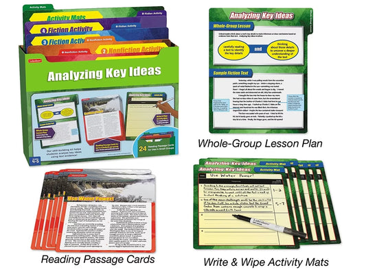 Analyzing Key Ideas Finding Evidence Kit - Gr. 4-5 - US 9473