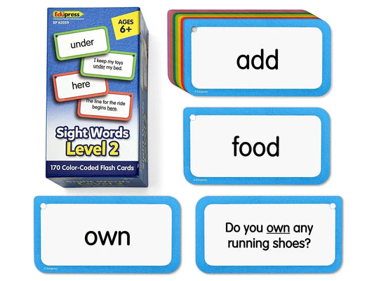 Sight-Words Flash Cards - Level 2 - US 3370