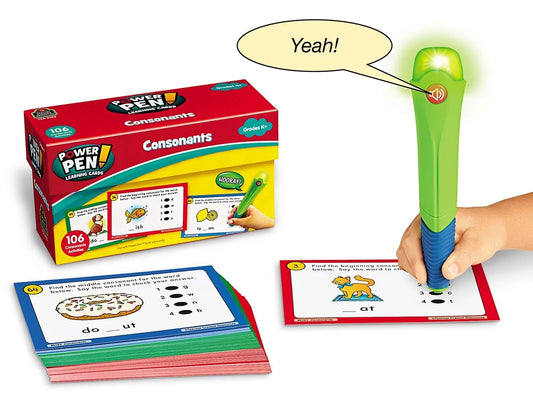 Consonants Power Pen!® Quiz Cards - US 6075