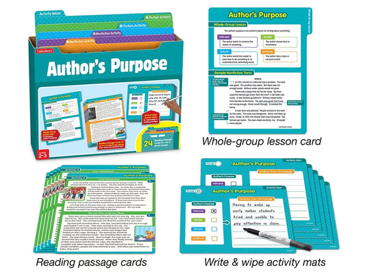 Author’s Purpose Finding Evidence Kit - Gr. 2-3 - US 8367