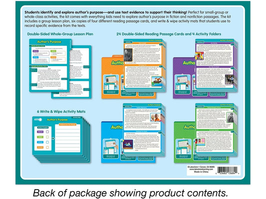 Author’s Purpose Finding Evidence Kit - Gr. 2-3 - US 8367