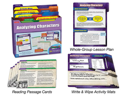Analyzing Characters Finding Evidence Kit - Gr. 4-5 - US 3187