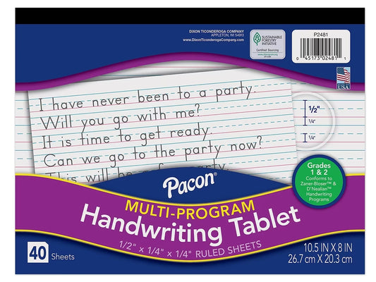 Handwriting Tablet - Gr. 1-2 - US 6521