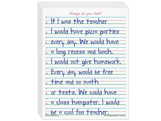 Smart Start 5/8" Ruled Writing Paper - Gr. 1-2 - US 9228