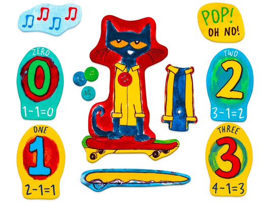 Pete the Cat® and His Four Groovy Buttons Felt Kit - US 2014