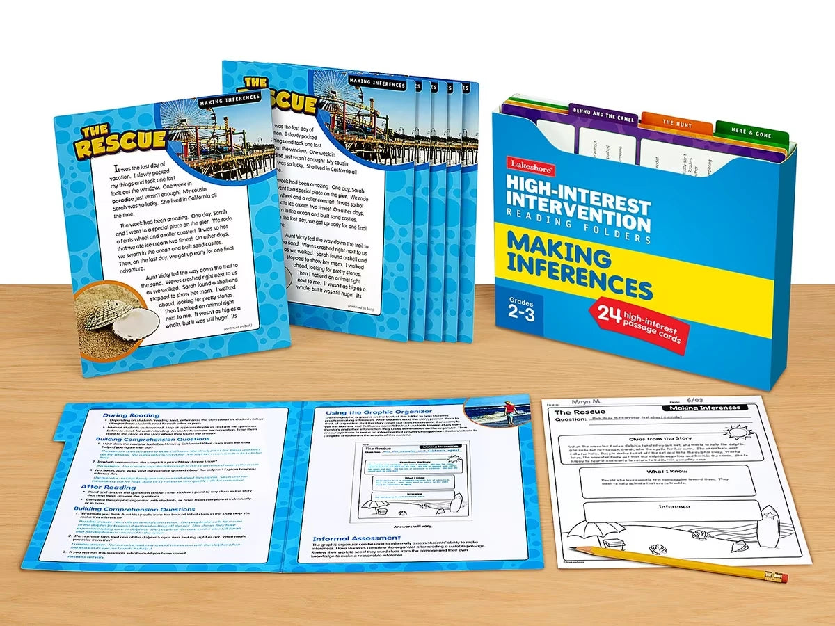 Making Inferences High-Interest Intervention Reading Folders - Gr. 2-3 - US 3530