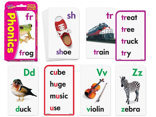 Phonics Pocket Flash Cards - US 9761