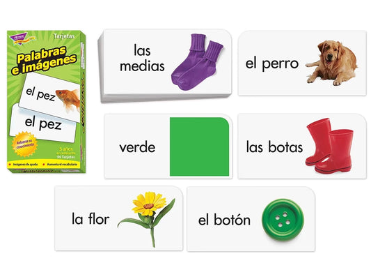 Palabras e imágenes (Spanish Picture-Words) Flash Cards - US 4580