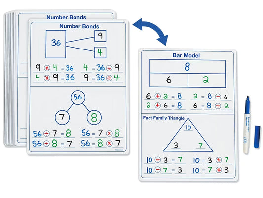 Visualize Math Write & Wipe Boards - US 2661