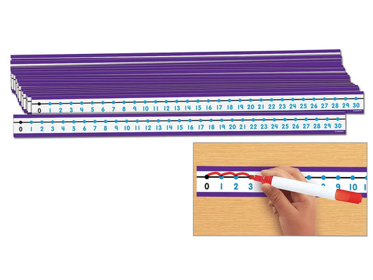 Write & Wipe Student Number Lines - Set of 30 - US 1264