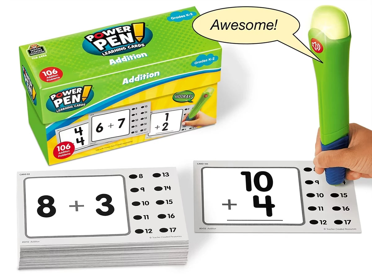 Addition Power Pen!® Quiz Cards - US 8410