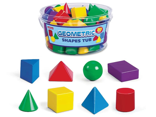 3-D Geometric Shapes Tub - US 2418