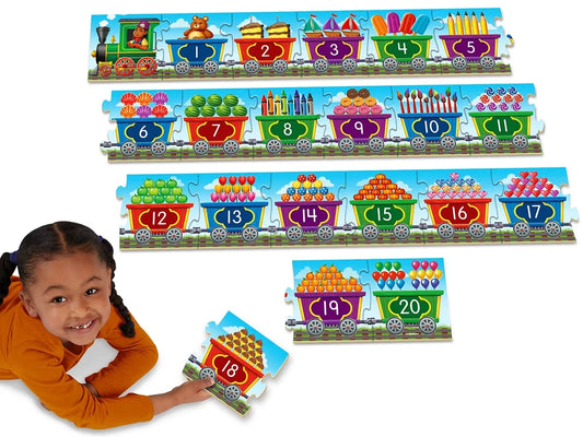 Number Train Floor Puzzle - US 6550
