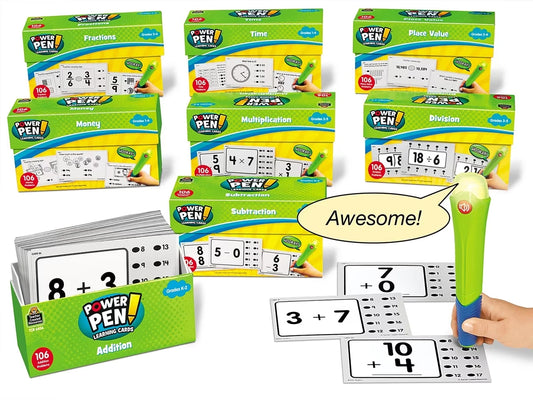 Power Pen!® Math Quiz Cards - Complete Set - US 4470