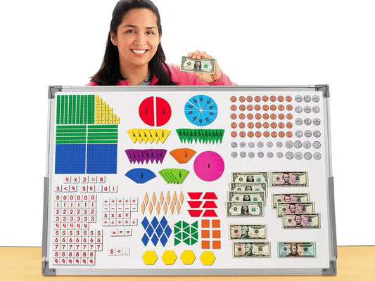 Magnetic Math Manipulatives Library - US 6784
