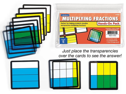 Multiplying Fractions Hands-On Student Pack - US 5649