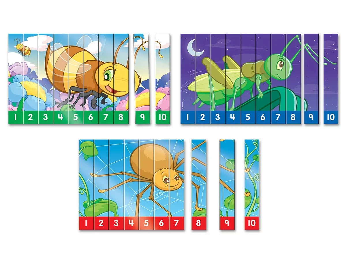 Sequencing Numbers 1-10 Puzzles - Set of 3 - US 9640