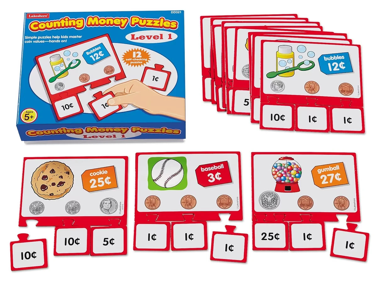 Counting Money Puzzles - Level 1 - US 7709