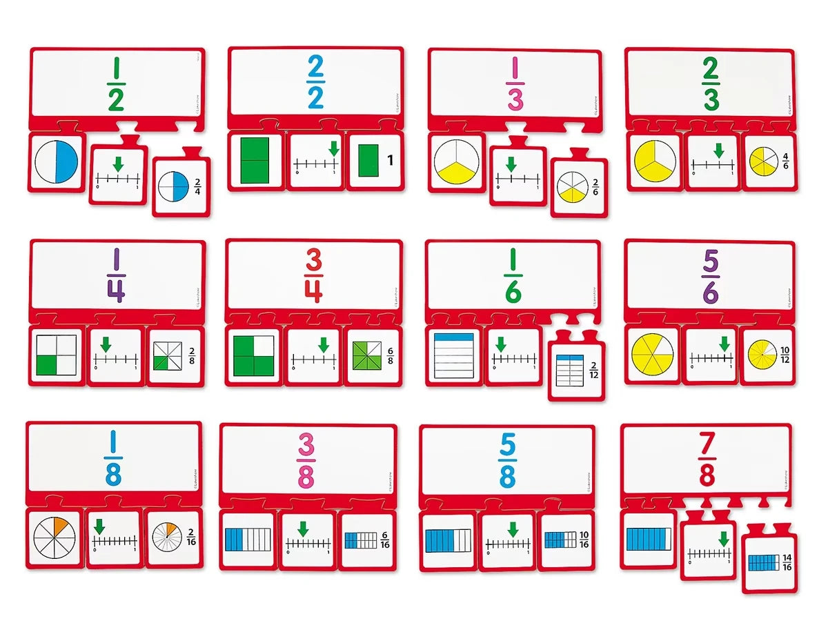 Fractions Equivalency Puzzles - US 2294
