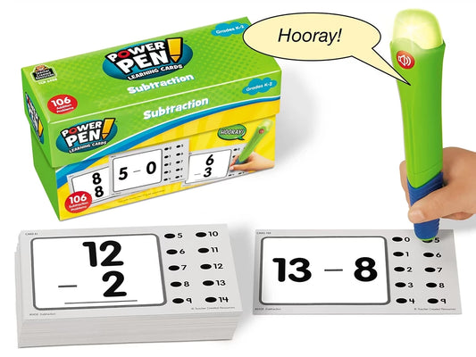 Subtraction Power Pen!® Quiz Cards - US 5770
