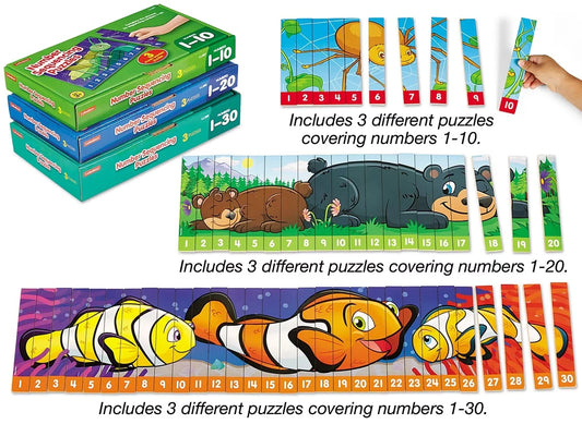 Number Sequencing Puzzles - Complete Set - US 7589