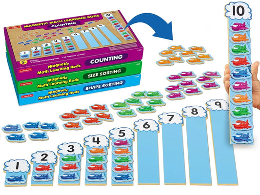 Magnetic Math Learning Rods - Complete Set - US 1199