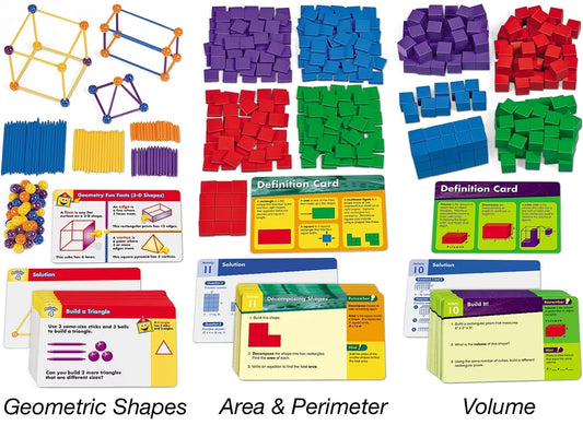 Build & Learn Geometry Kits - Complete Set - US 4714