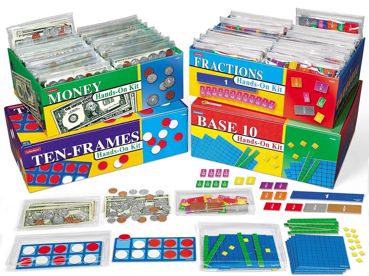 Hands-On Math Teaching Kits - K-Gr. 3 - Complete Set - US 6224