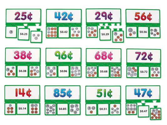 Money Equivalency Puzzles - US 5363