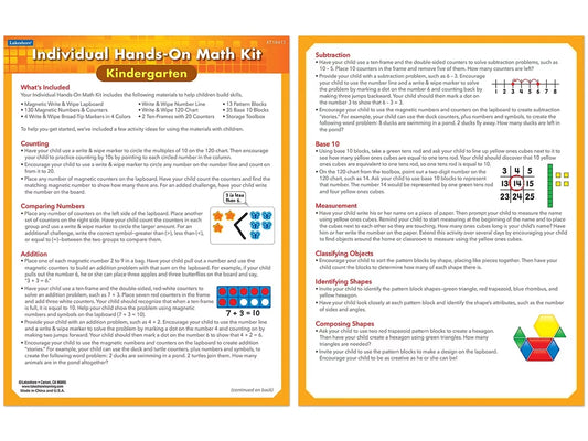 Individual Hands-On Math Kit – Kindergarten - US 7367
