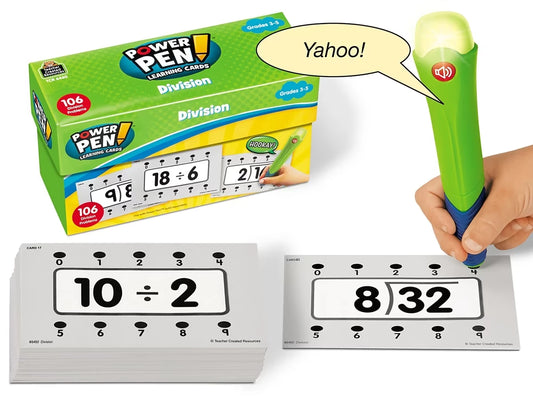 Division Power Pen!® Quiz Cards - US 7450