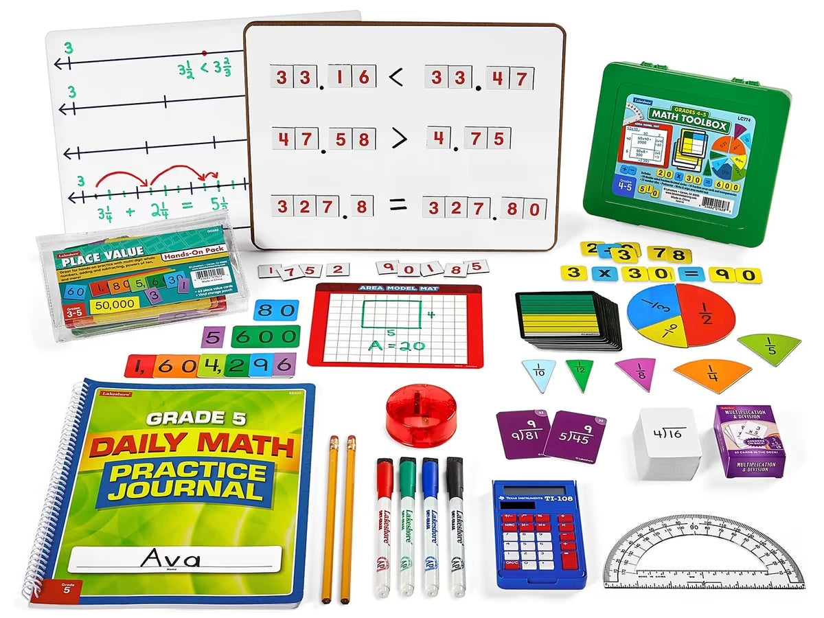 Individual Hands-On Math Kit – Gr. 5 - US 1394