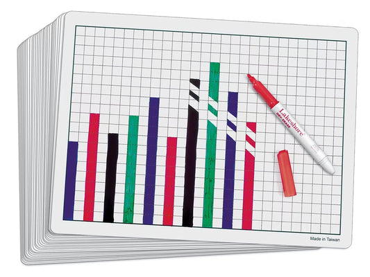 Write & Wipe Graphing Boards - Set of 30 - US 8233