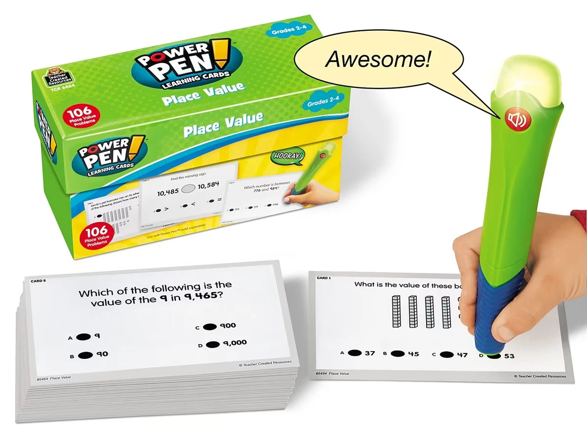 Place Value Power Pen!® Quiz Cards - US 6756